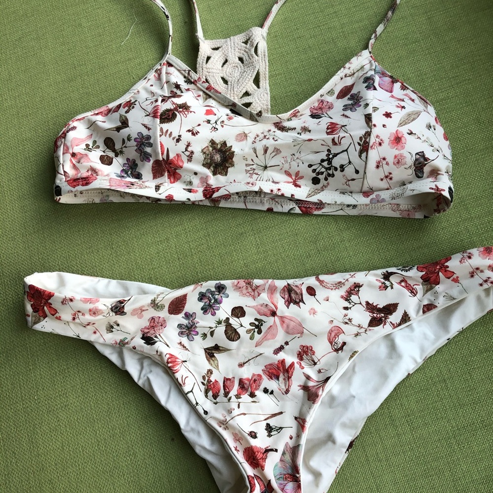 Lspace flower print bikini